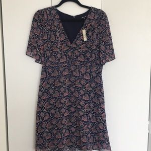 Madewell orchard flutter sleeve dress NWT
